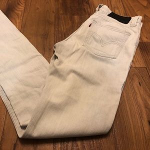 Levi’s 511 White washed NWOT 29x32